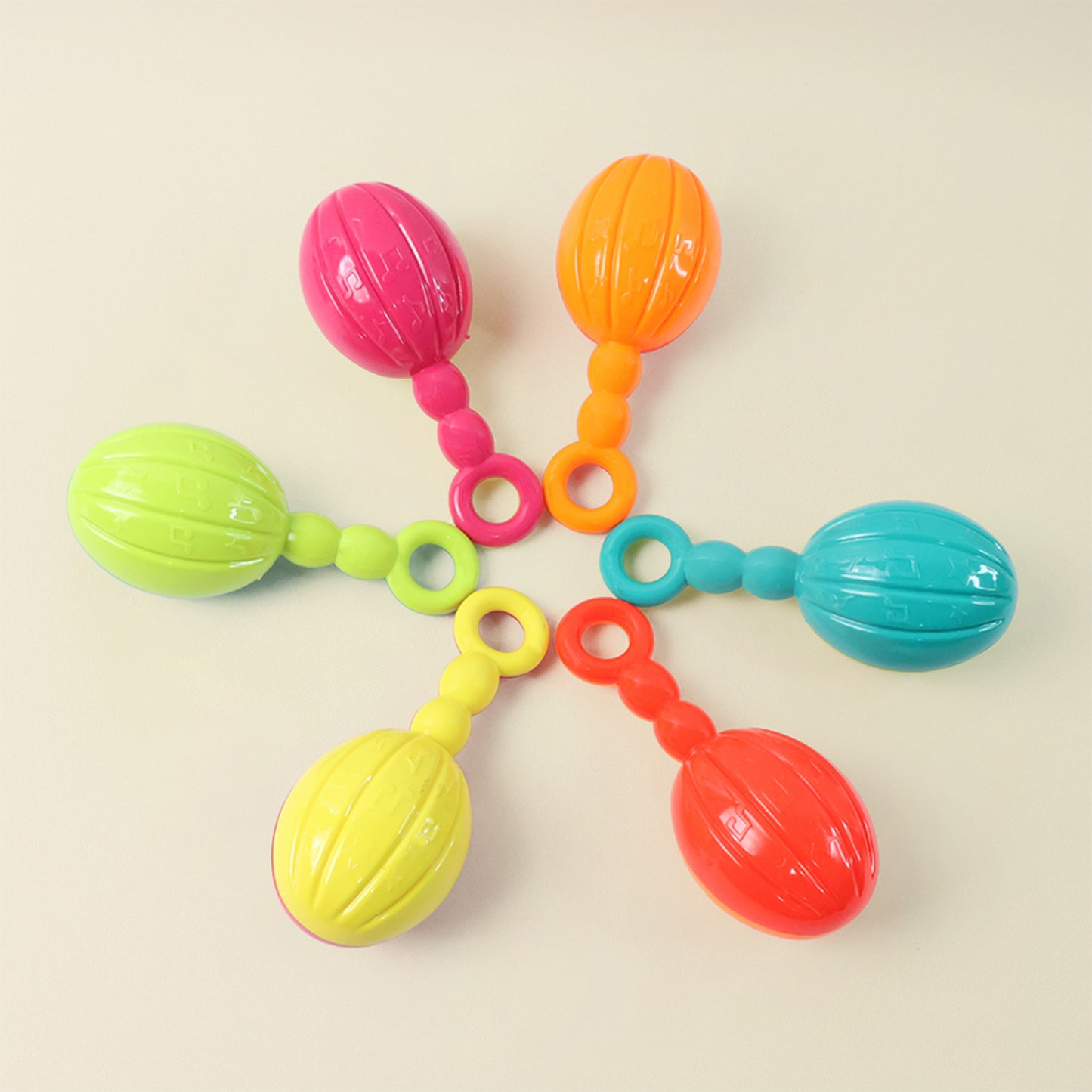 Baby Hand Rattle Toy - (6 Pc Set)