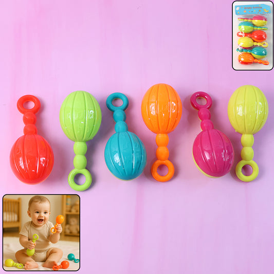Baby Hand Rattle Toy - (6 Pc  Set)