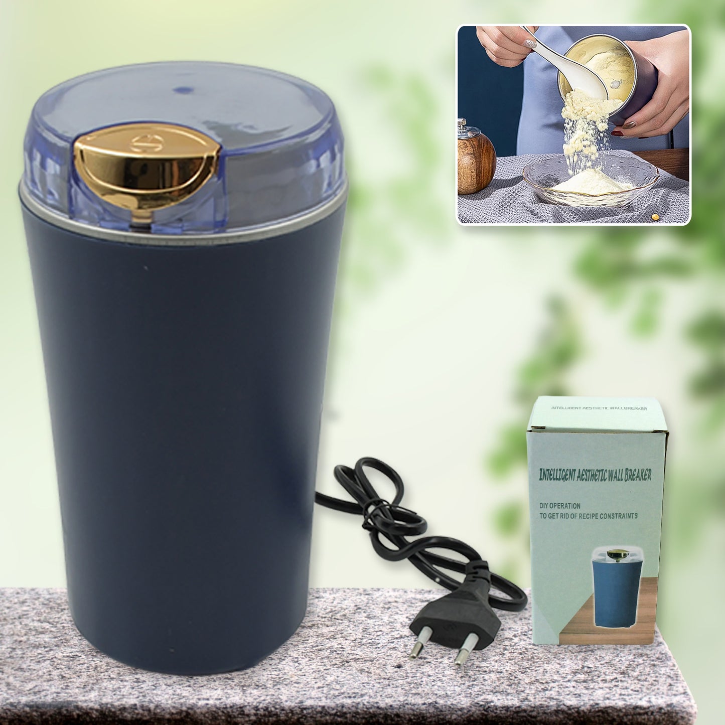 Portable Electric Coffee & Spice Grinder