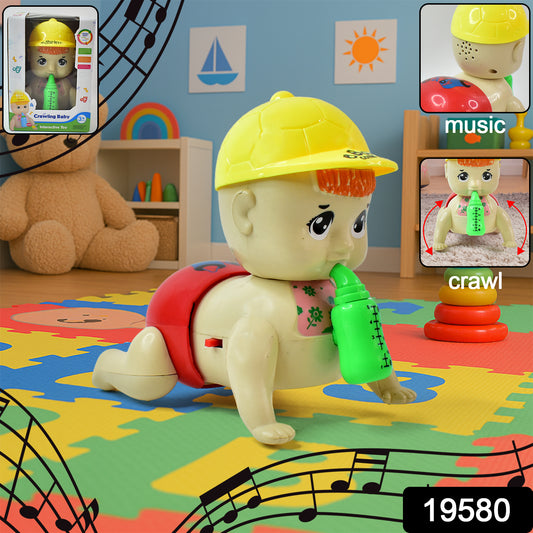 Battery Operated Crawling Baby Toy With Music